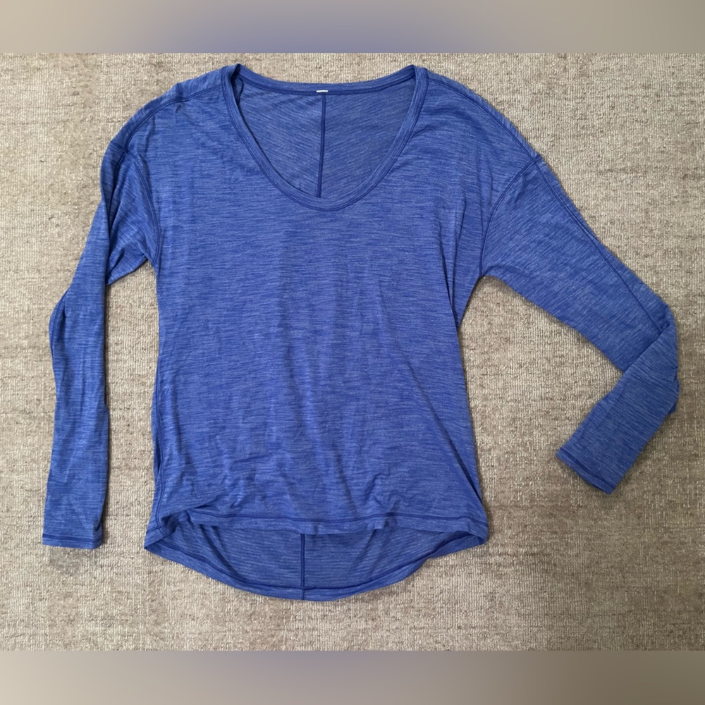 Lululemon scoop neck long sleeve shirt